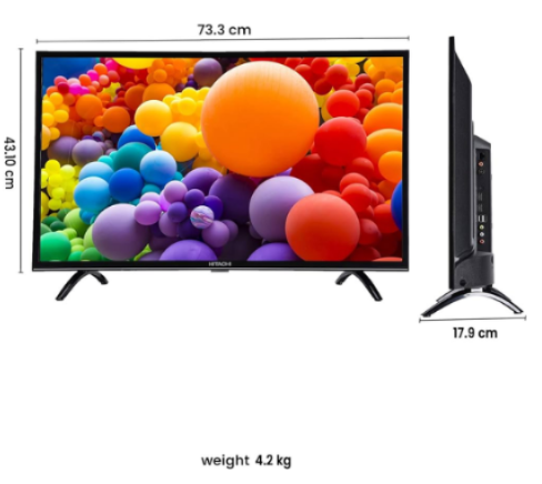 GEEPAS 32”Clear HD LED TV GLED3203XHD