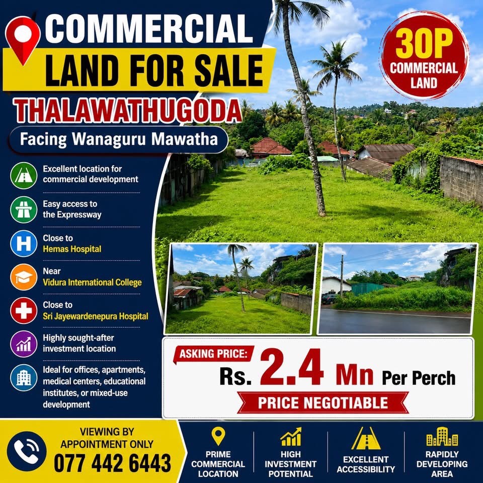 Residential Land for Sale in Talawatugoda