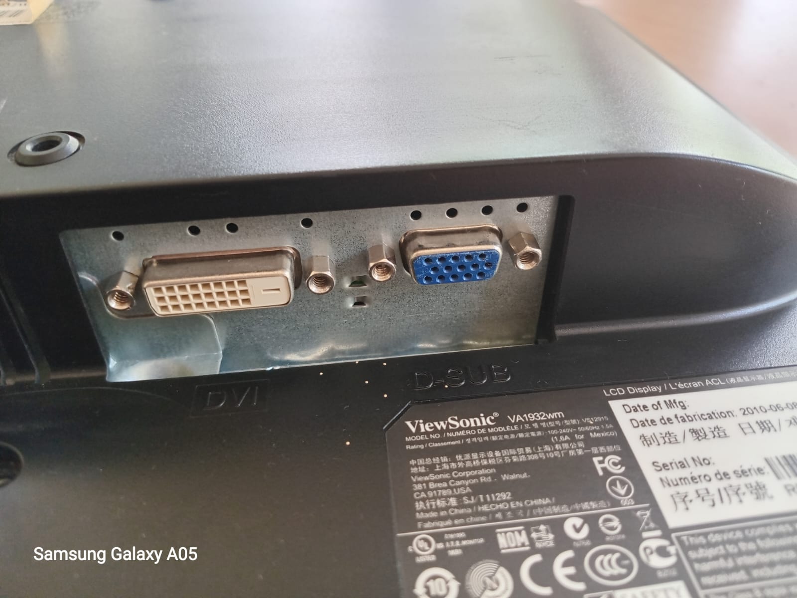 ViewSonic 19 LCD Monitor