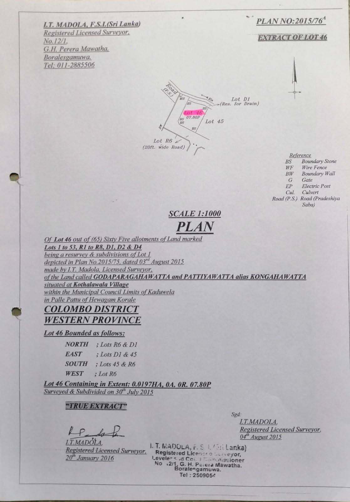 Commercial Land for Sale in Kaduwela