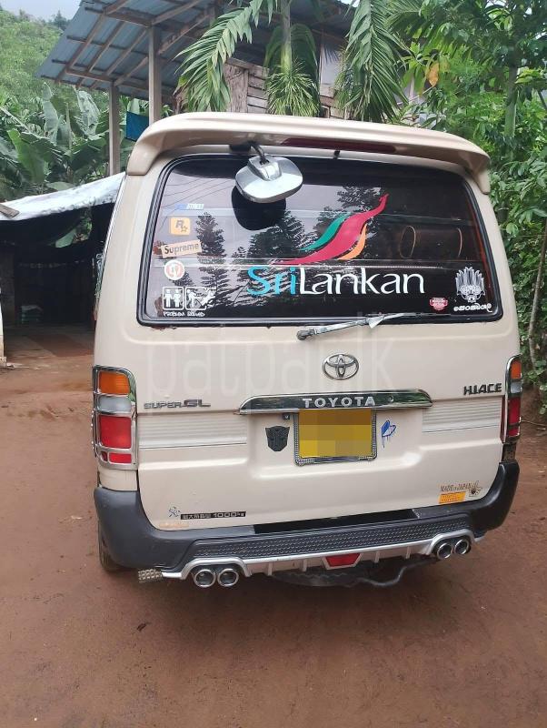 Toyota Hiace 1996 - பயன்படுத்தப்பட்டது வேன் sale in Sri Lanka - patpat.lk