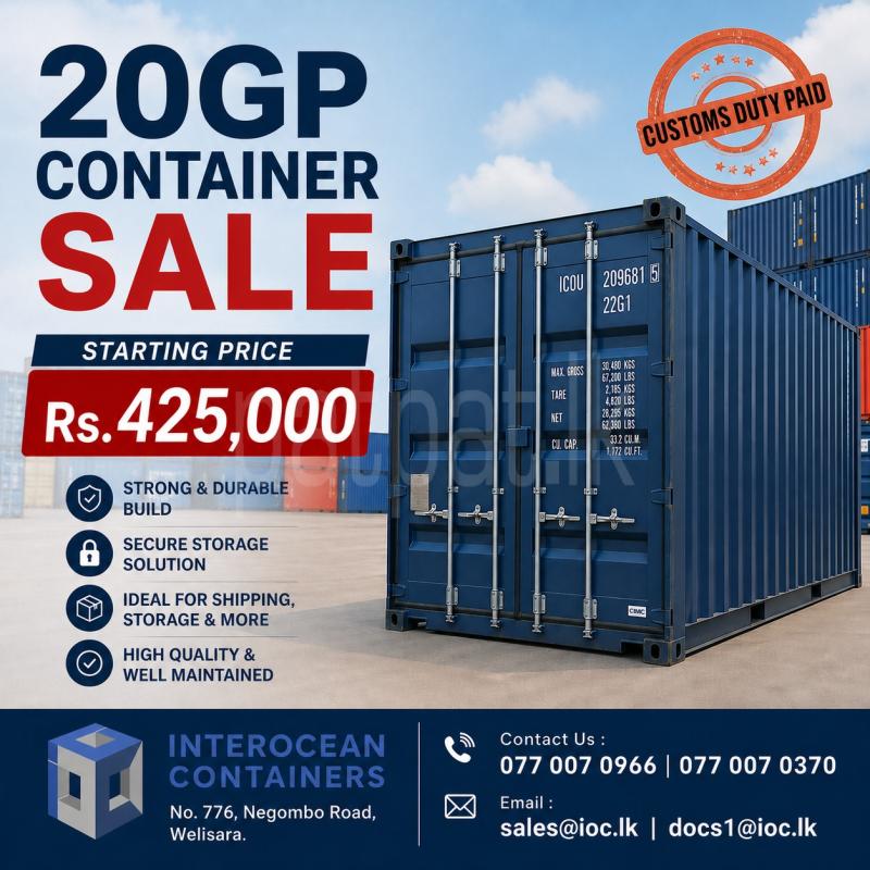 Empty Container available for Sale ads-image-1
