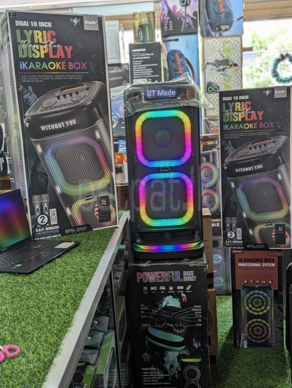 Brodu BTS-2121 High Power Outdoor Ikaraoke Partybox Speakers