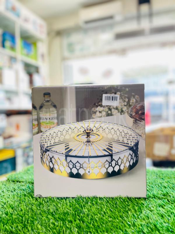 Fruit Snack Plate With Gold Handles ads-image-1