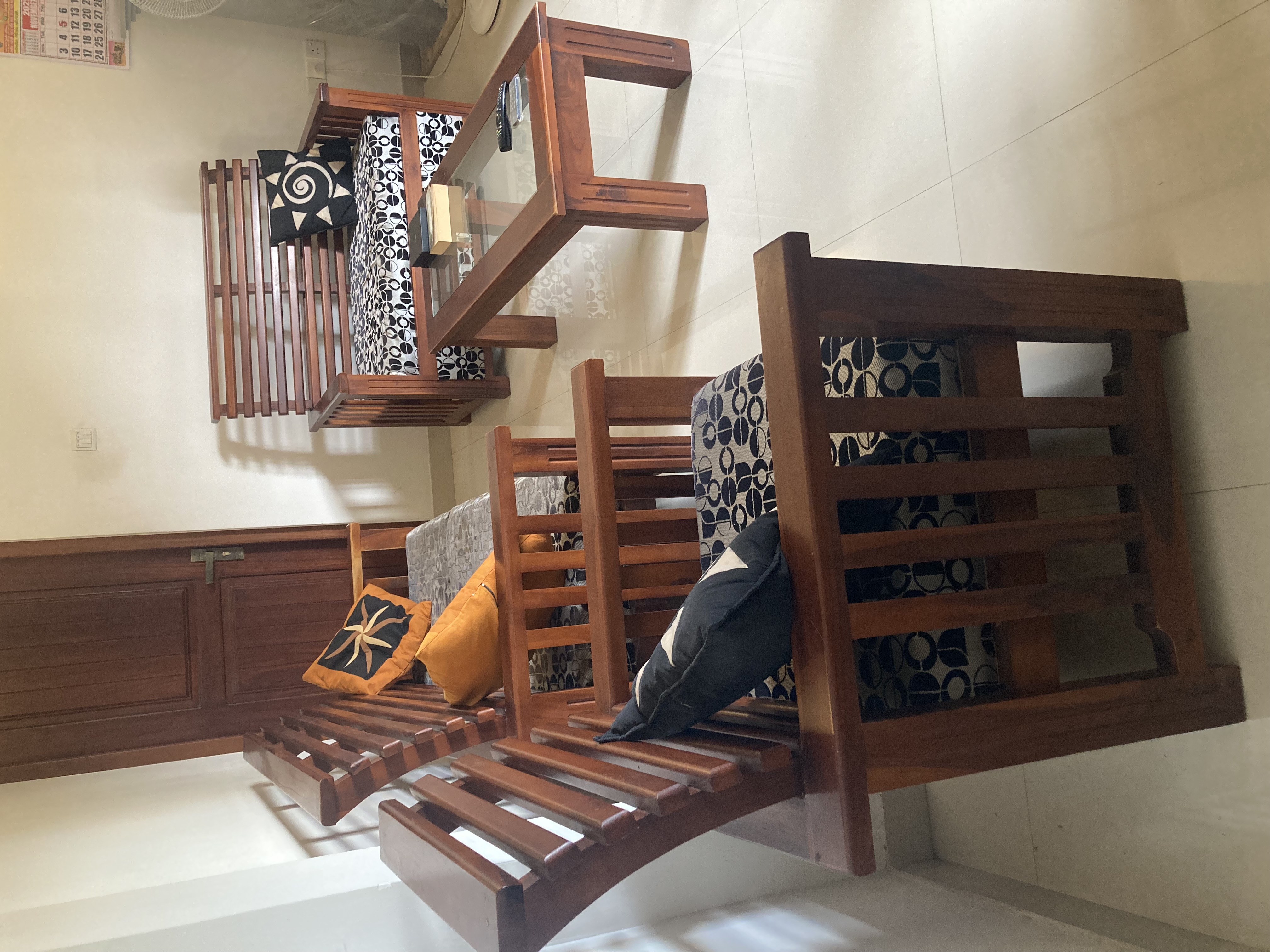 Heavy Solid Teak Sofa Set ads-image-1