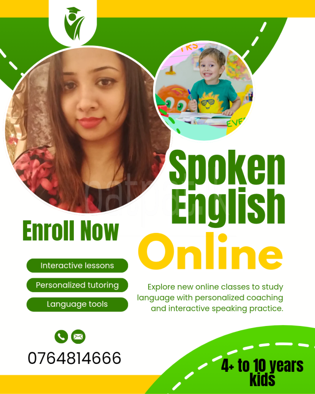 Online spoken English classes for kids