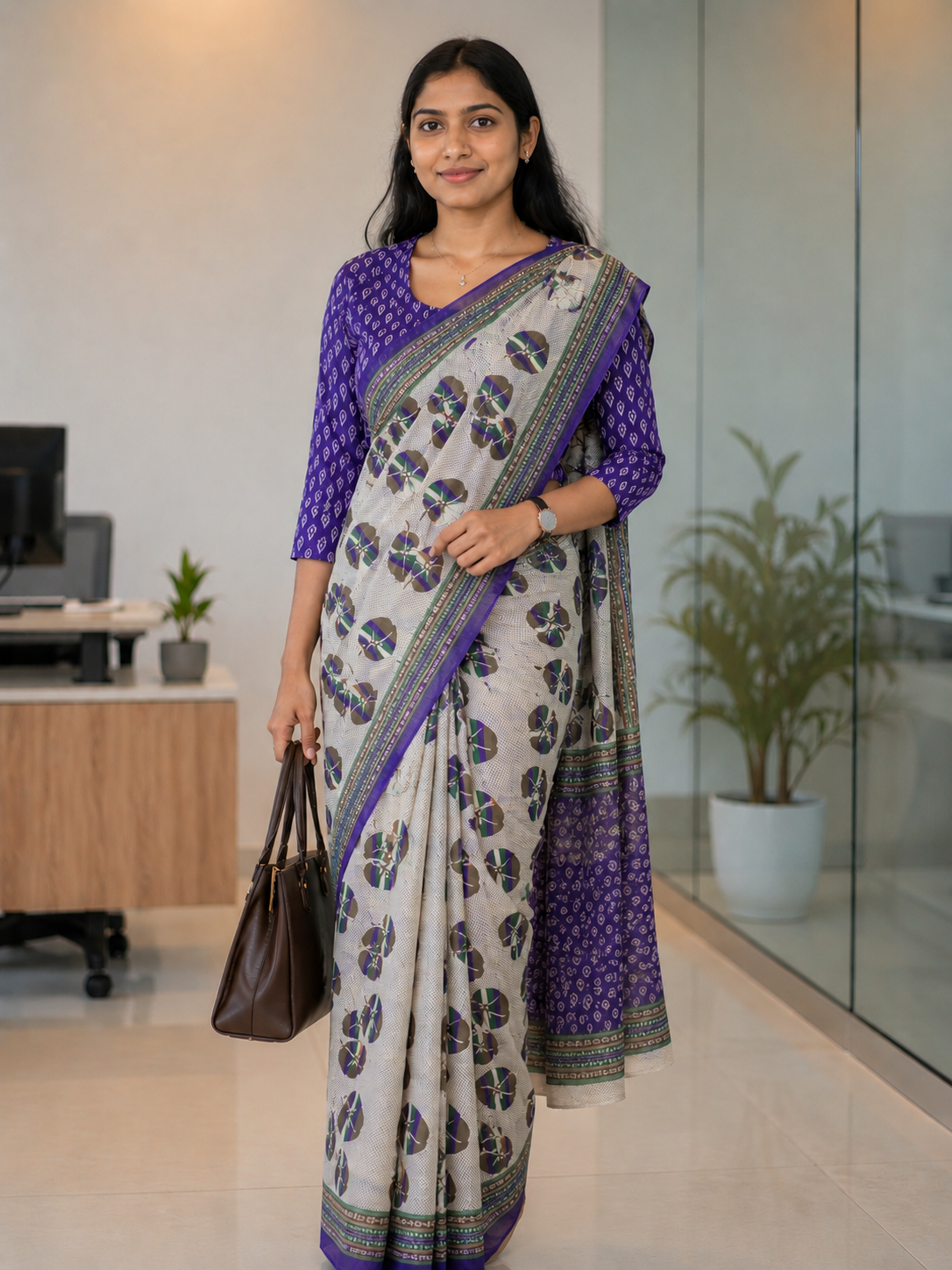 Elegant Cotton Saree – New Arrival ✨
