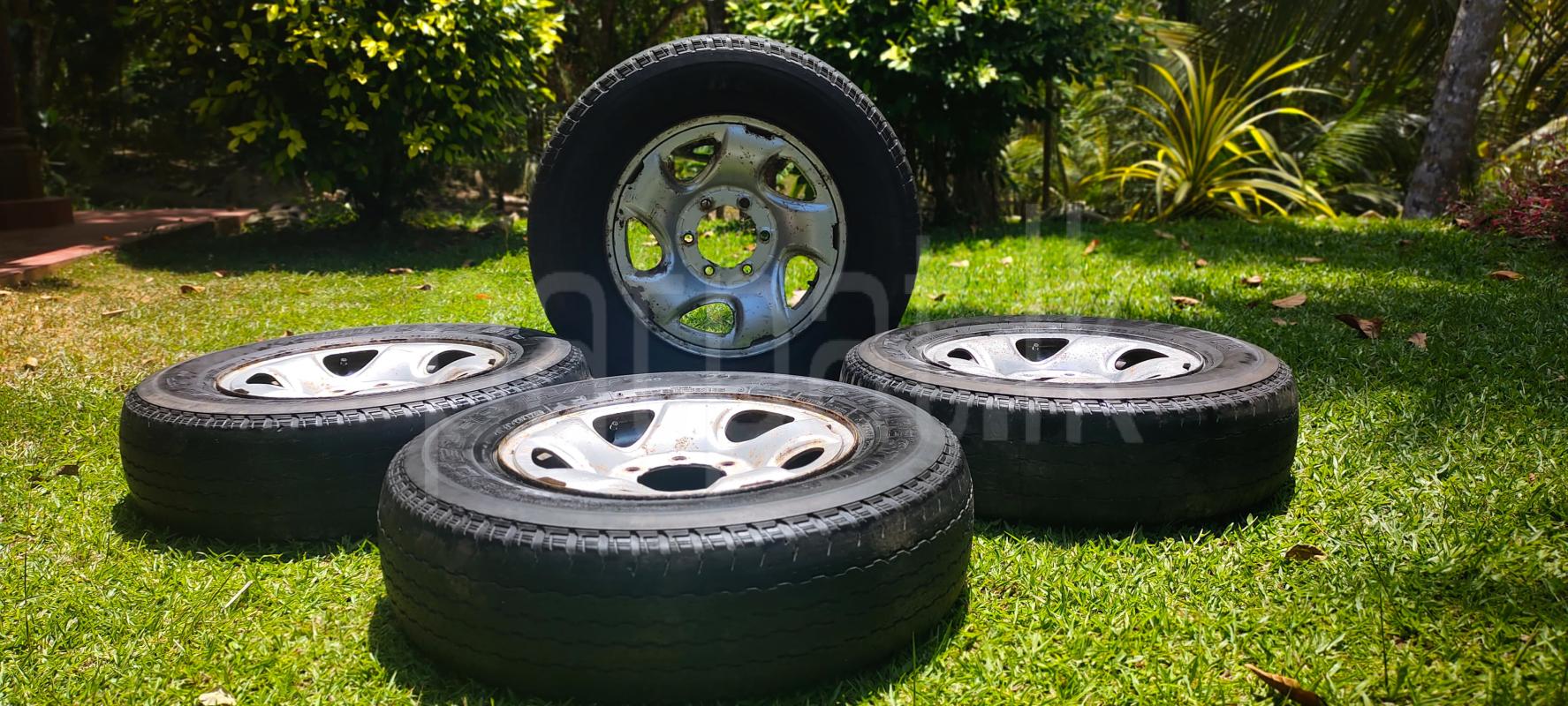 Quality Tyres with Wheels  for Sale – Good Condition 🛞