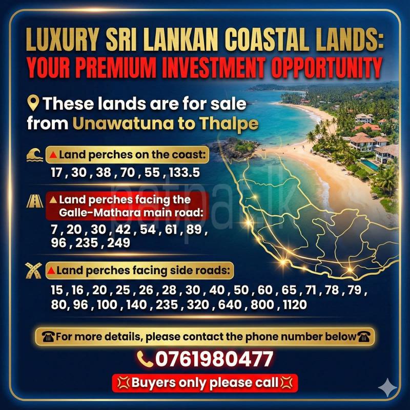 Commercial Land for Sale in Unawatuna