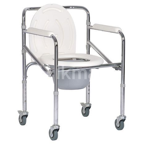 Commode Chair with Wheel