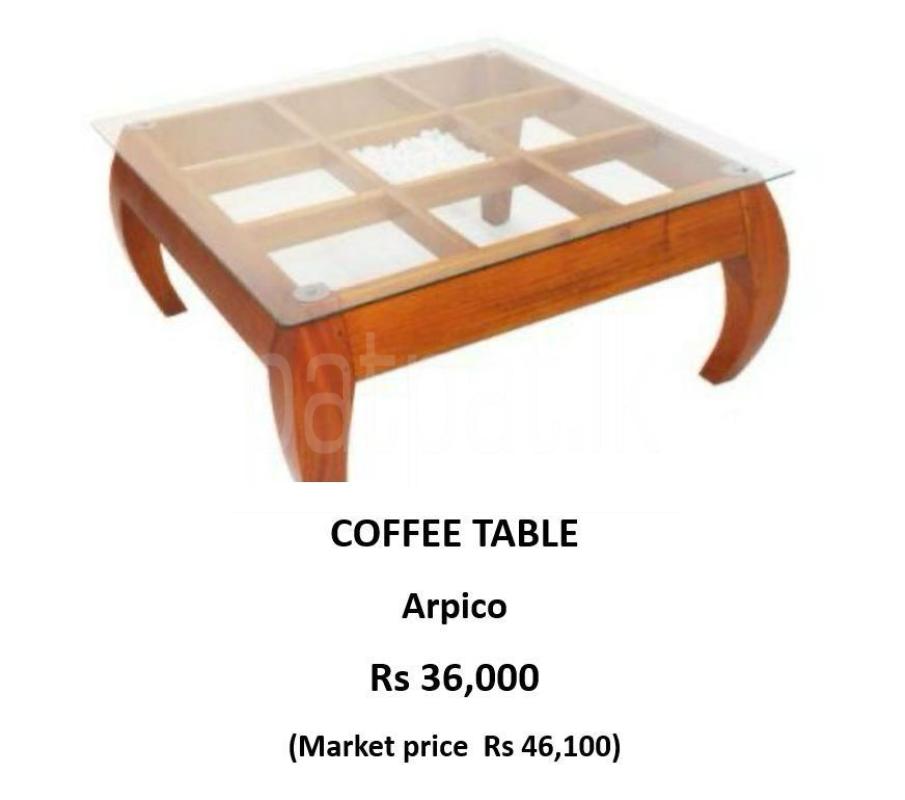 Elegant Glass-Top Coffee Table ads-image-1