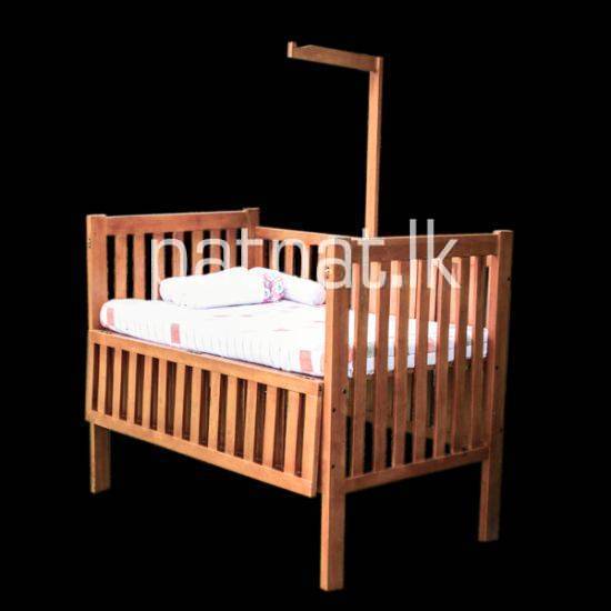 Teak Baby Cot