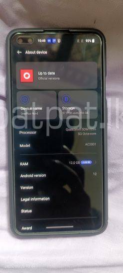 Oneplus Nord 12/256GB
