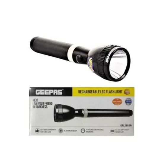 GEEPAS GFL3803 Rechargeable Flashlight