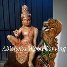 Abishek Wood Carving logo