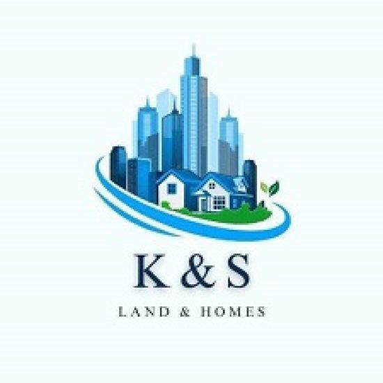 K & S LAND & HOMES logo