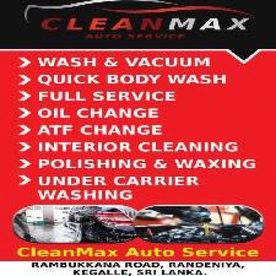 CleanMax Auto Service logo