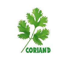 Coriandor Leaf logo