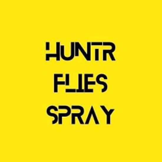 Hunter flies spray logo